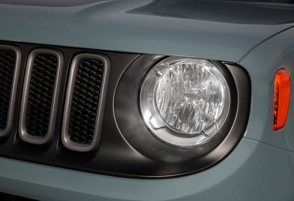 Jeep Renegade grey headlight