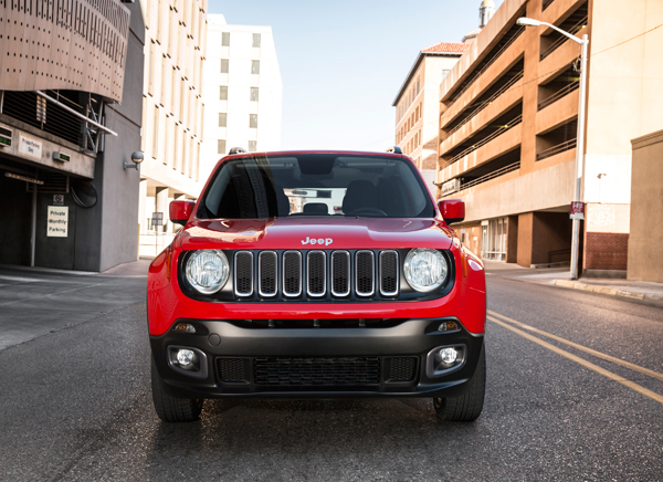 Jeep Renegade red front
