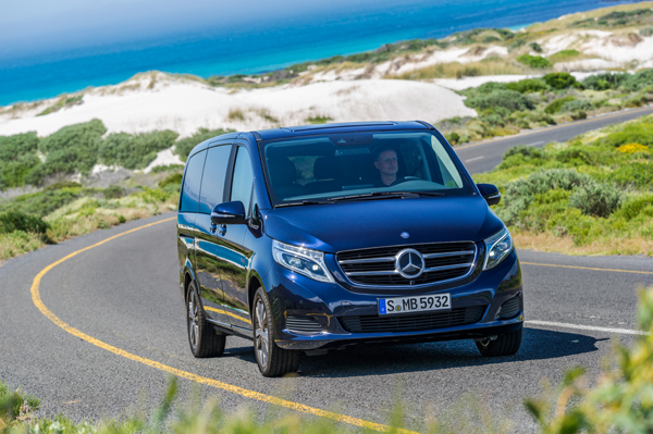 Verkoopvrijgave Mercedes-Benz V-Klasse blue dynamic