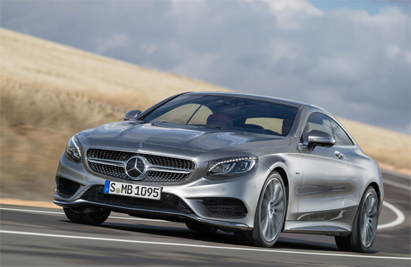 Mercedes-Benz S-Klasse Coupe grey dynamic