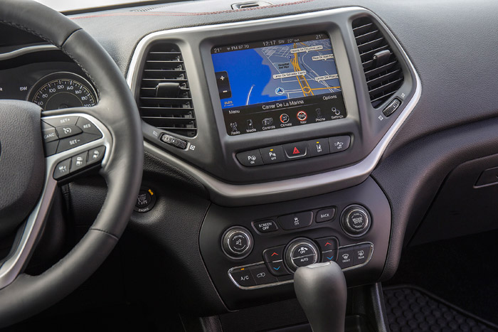 JEEP Cherokee Trailhawk navigation