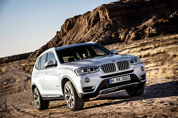 Vernieuwde BMW X3 desert dynamic