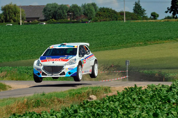 Kevin Abbring Peugeot 208 T16 Ieper jump