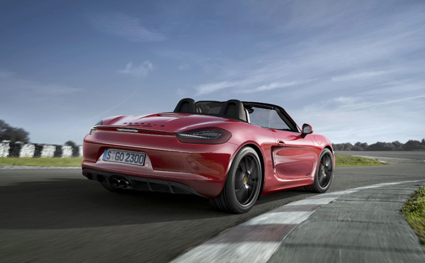 Porsche Boxster GTS back dynamic