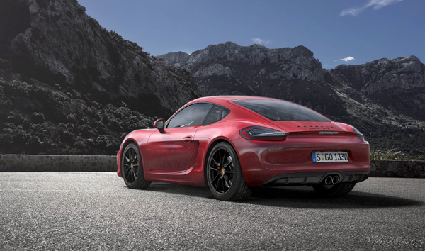 Porsche Cayman GTS back