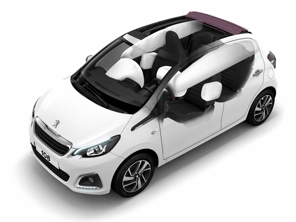 Peugeot 108 white top