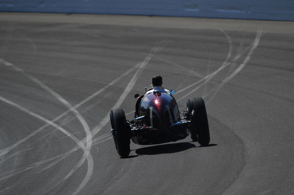 Maserati 8CTF Boyle Special rijdt historische ronde back