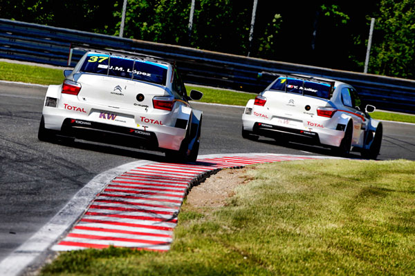 WTCC Citroen Oostenrijk action back