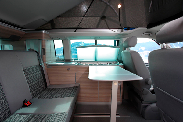 Volkswagen Camper interieur