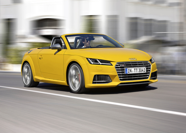 Nieuwe Audi TTS Roadster dynamic