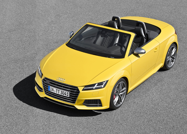 Nieuwe Audi TTS Roadster top