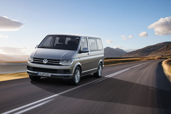 Nieuwe Volkswagen T6 dynamic road front