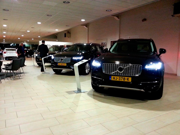 Volvo recordjaar showroom