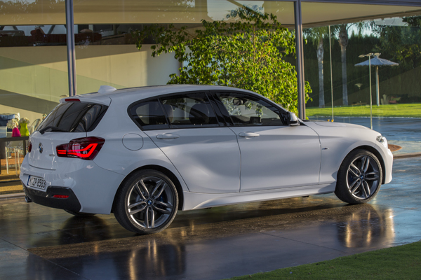 Nieuwe BMW 1 Serie white back