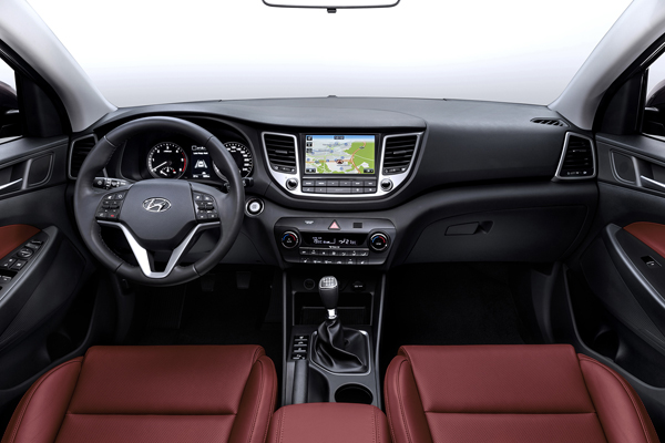 Hyundai Tucson dash