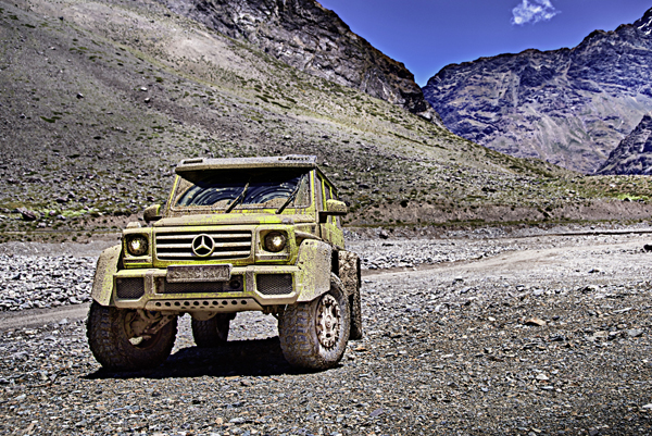 Mercedes-Benz G 500 4x4 2 dirt