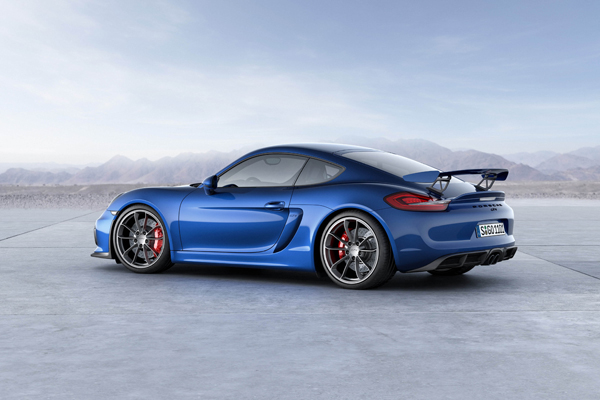 Porsche Cayman GT4 side