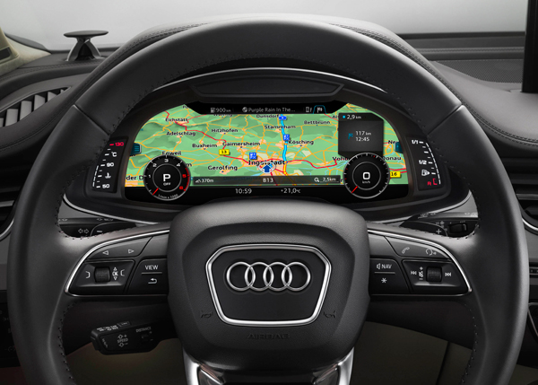 Nieuwe Audi Q7 navi