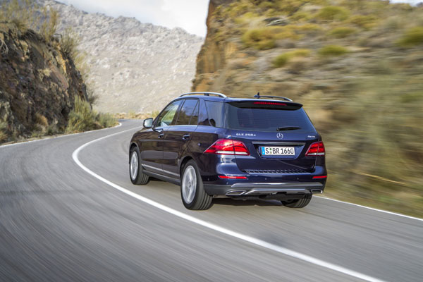 Mercedes-Benz GLE AMG GLE 63 black dynamic back