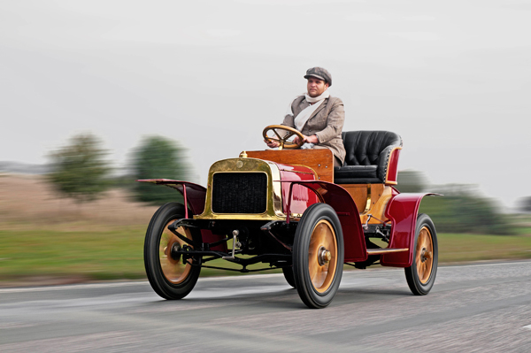 SKODA L-K Voiturette A 1905 driving