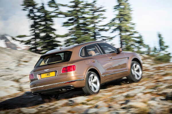 Bentley Bentayga back dynamic