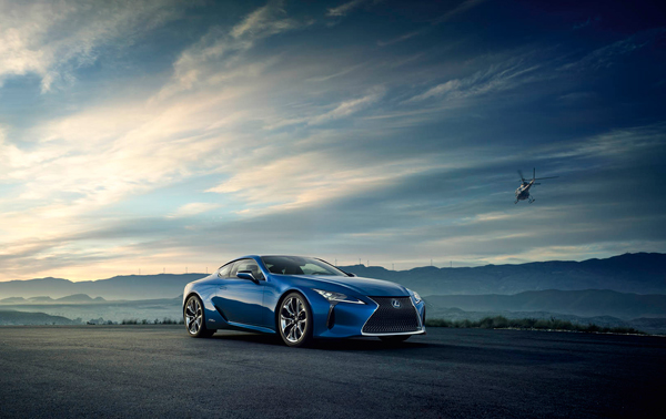 Lexus LC 500h 3kwfront still