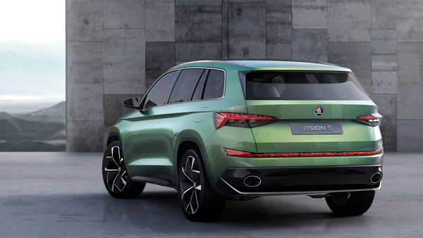 SKODA VisionS Geneva back