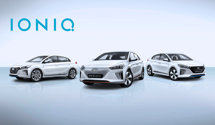 All New IONIQ line up header