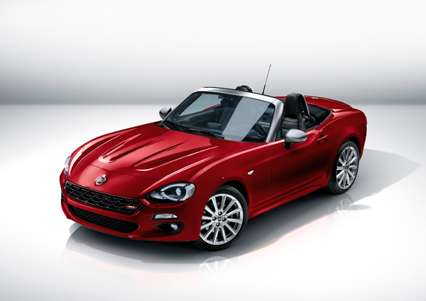 Fiat 124 Spider 3kwfront red