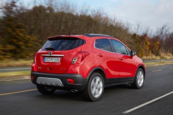 Opel Mokka red back half miljoen