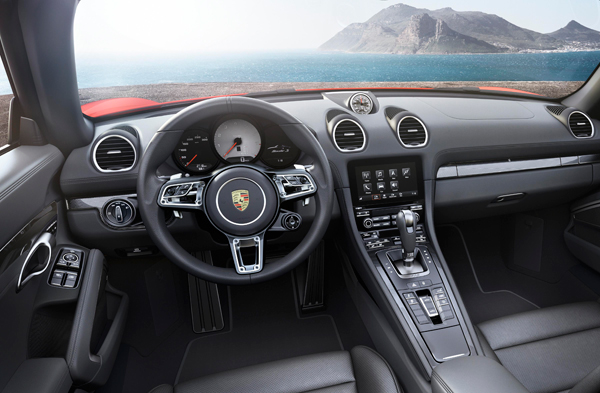 Porsche 718 boxster interieur