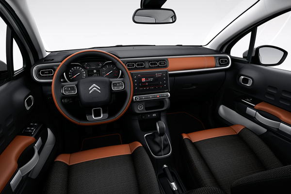 Nieuwe Citroen C3 interieur