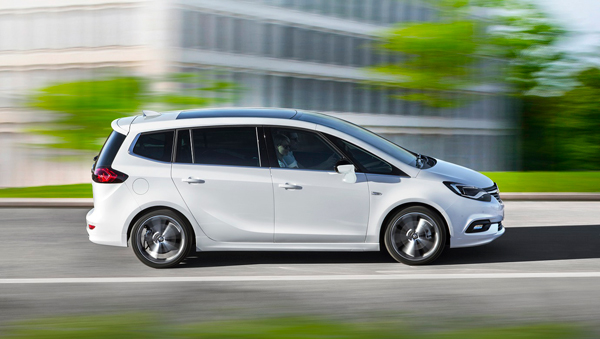 Opel Nieuwe Zafira side