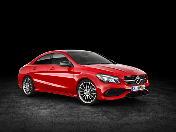 Mercedes CLA Coupe update 3kw front studio