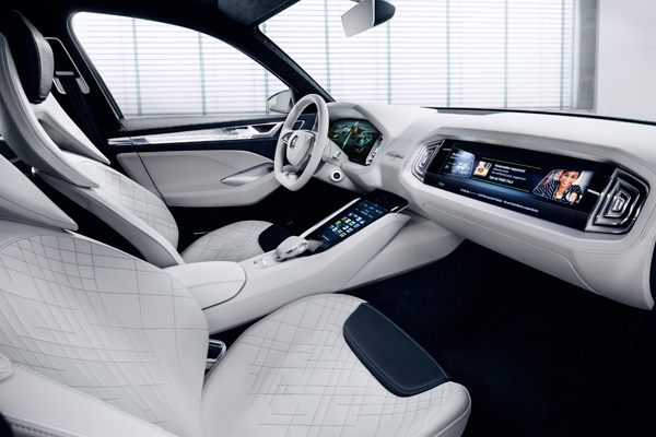 Skoda VisionS interieur