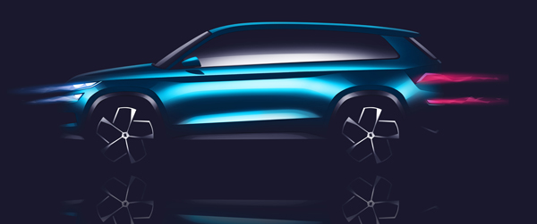 Skoda Visions Kodiaq side