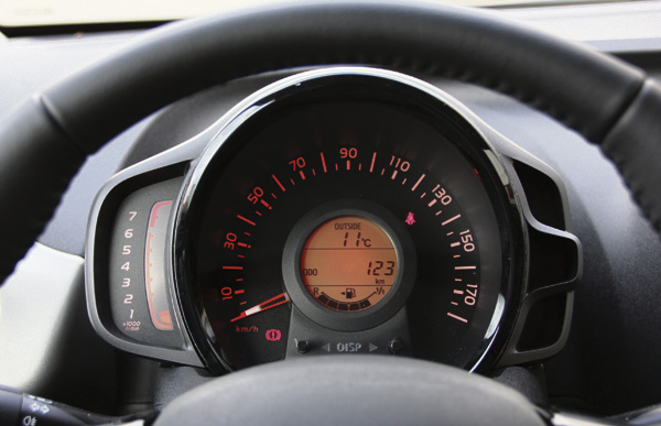 Citroen C1 Privelease clocks