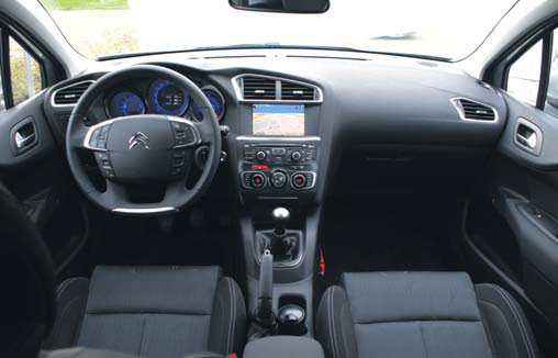 Citroen C4 test interieur