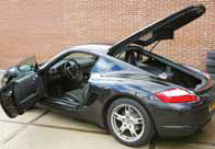 Porsche Cayman test open