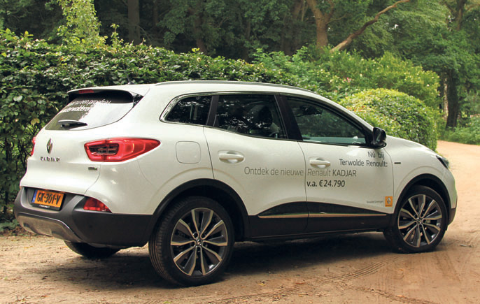 Renault Kadjar test achterkant