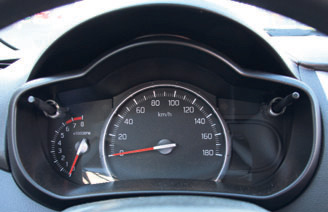 Suzuki Celerio test clocks