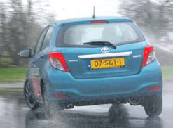 Toyota Yaris test slipvlak