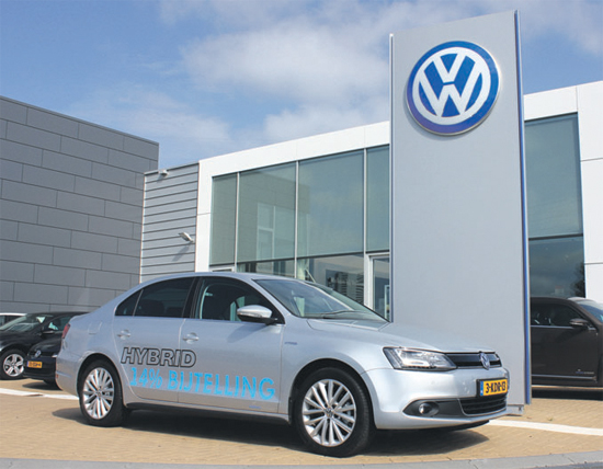 Volkswagen Jetta Hybrid pand