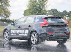 Volvo V40 test slipvlak