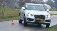 Test Audi Q5 slalom