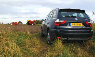 BMW X3 test back