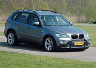 BMW X5 test landing