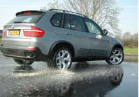 BMW X5 test slip