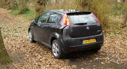 Fiat Grande Punto test achterkant