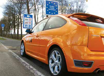 Ford Focus ST test back